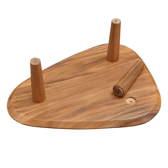 Cavel Kiezel Notenhouten Salontafel Cavel Kiezel Notenhouten Salontafel