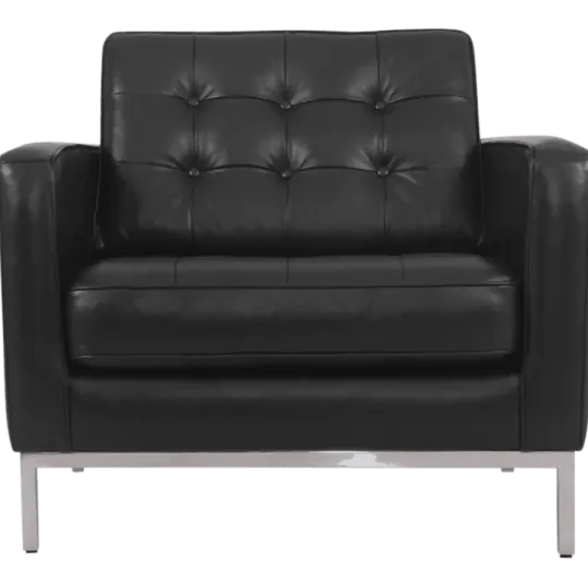 Italo Chair Zwart Leer