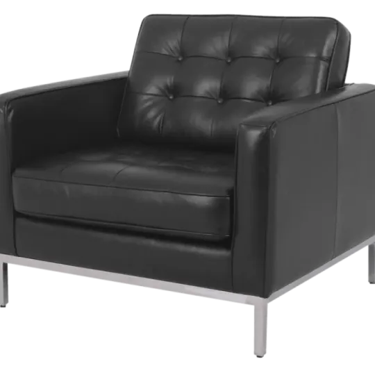 Italo Chair Zwart Leer