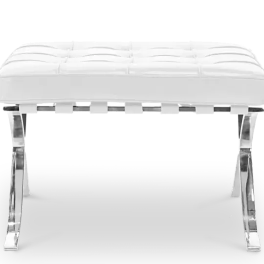 Paviljoen Ottoman Luxe Wit Volleer