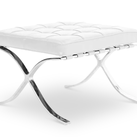 Paviljoen Ottoman Luxe Wit Volleer