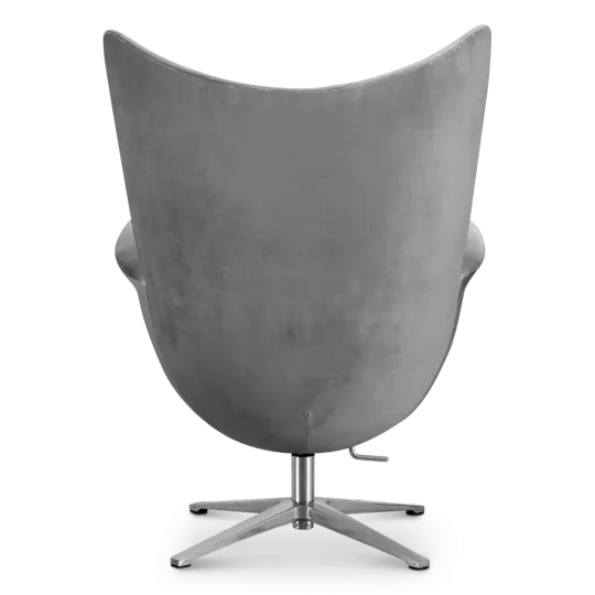 Flag Chair Zilver Grijs Velvet