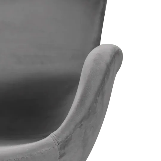 Flag Chair Zilver Grijs Velvet