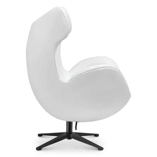 Flag Chair Wit Leer Flag Chair Wit Leer