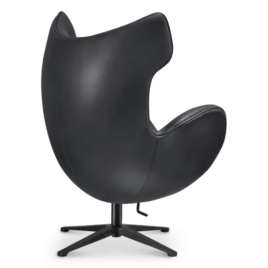 Flag Chair Zwart Leer