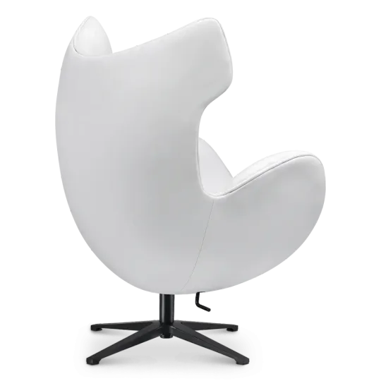 Flag Chair Wit Leer Flag Chair Wit Leer