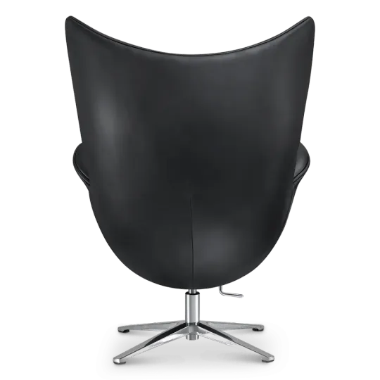 Flag Chair Zwart Leer