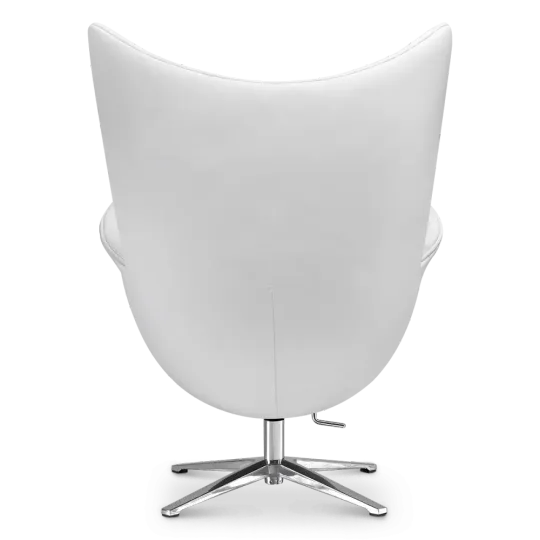Flag Chair Wit Leer Flag Chair Wit Leer