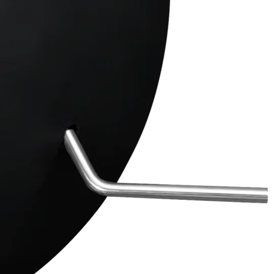 Flegg Chair Zwart Leer
