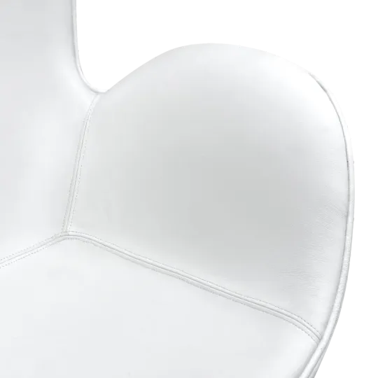 Flag Chair Wit Leer Flag Chair Wit Leer
