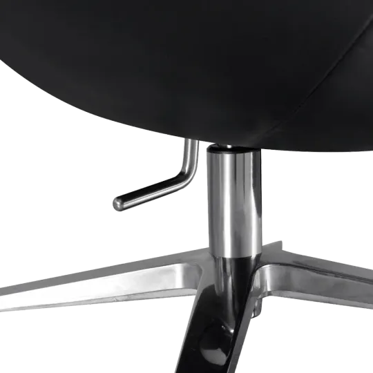 Flag Chair Zwart Leer