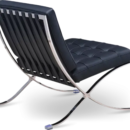 Barcelona Chair Luxe Volleer Zwart