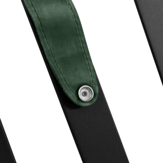 Paviljoen Chair Forest Green Velvet | Black Frame