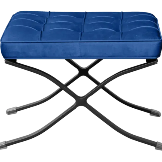 Paviljoen Ottoman Kings Blue Velvet | Black Frame