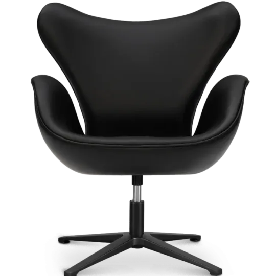 Sean Chair Zwart Leer Sean Chair Zwart Leer
