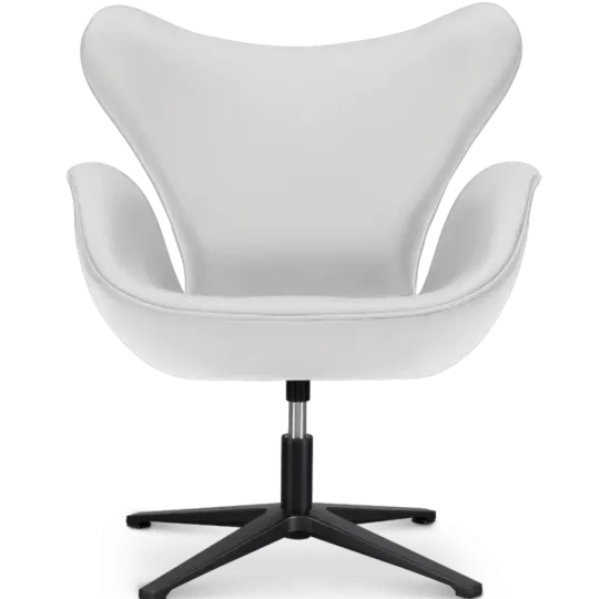 Sean Chair Wit Leer