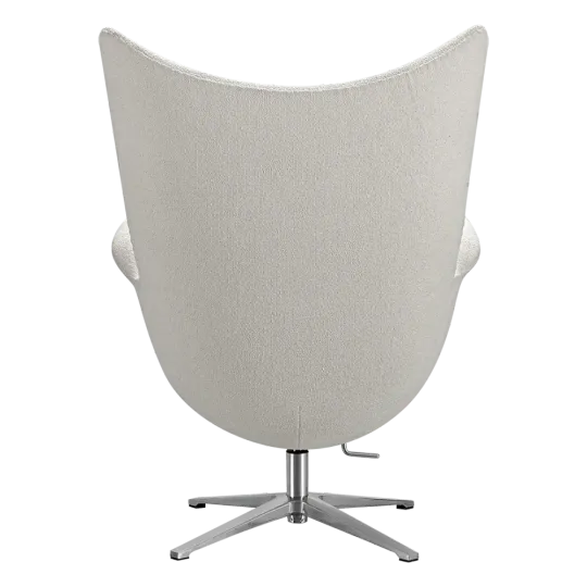Flag Chair Wit Teddy Boucle