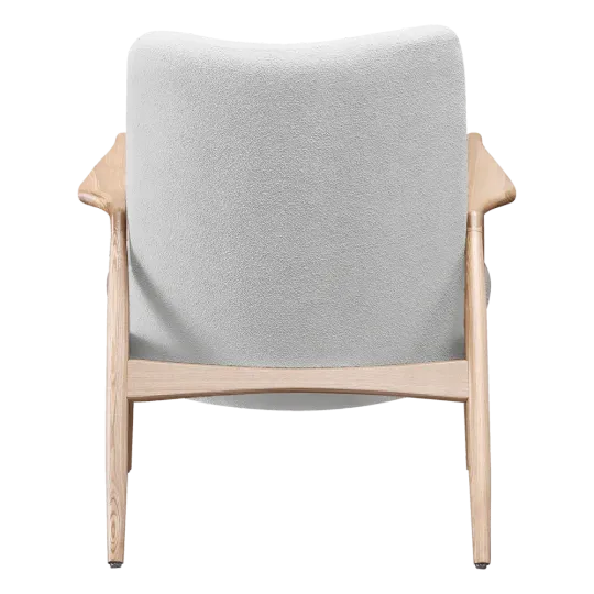 Cavel Flyder Scandinavische Lounge Chair Teddy Wit Essen Cavel Flyder Scandinavische Lounge Chair Teddy Wit Essen