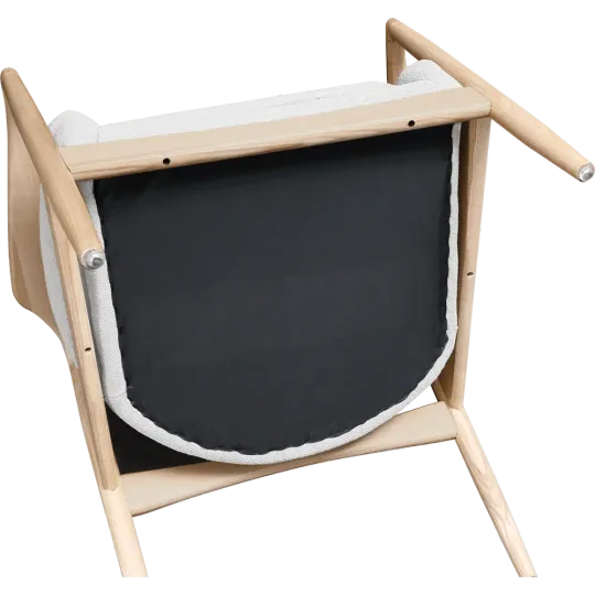Cavel Flyder Scandinavische Lounge Chair Teddy Wit Essen Cavel Flyder Scandinavische Lounge Chair Teddy Wit Essen