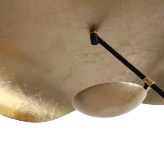 Hanglamp Gulf | Mat Zwart / Goud