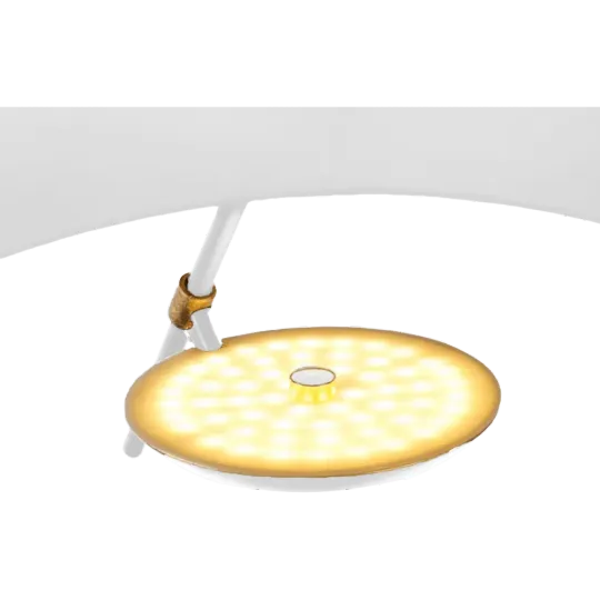 Hanglamp Gulf | Mat Wit / Goud