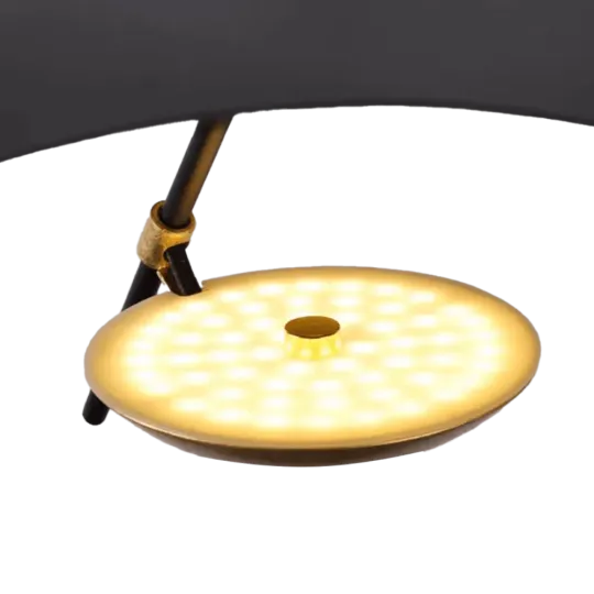 Hanglamp Gulf | Mat Zwart / Goud