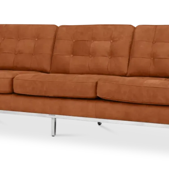 Italo Drie Zits Vintage Cognac Leer