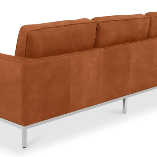 Italo Drie Zits Vintage Cognac Leer
