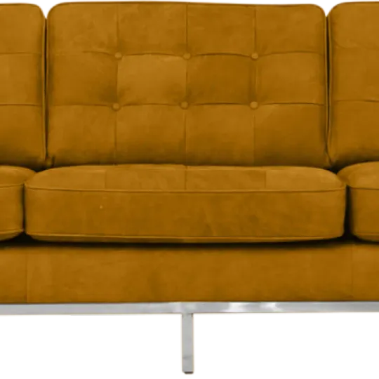 Italo Drie Zits Okergold Velvet