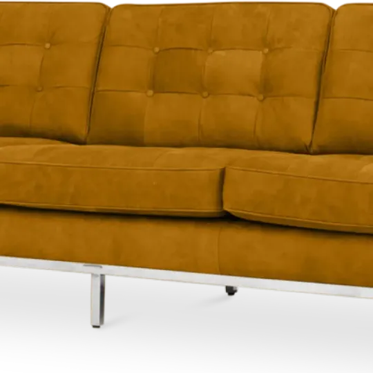 Italo Drie Zits Okergold Velvet