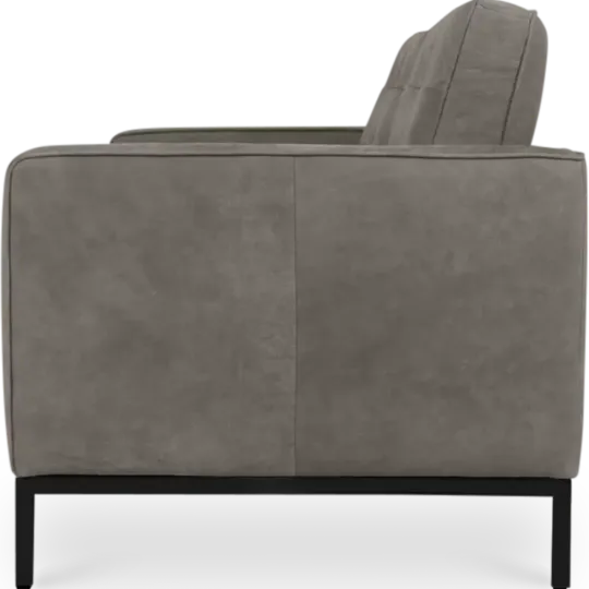 Italo Drie Zits Elegant Silver Grey Velvet