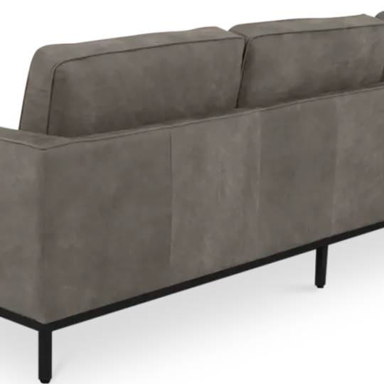 Italo Drie Zits Elegant Silver Grey Velvet