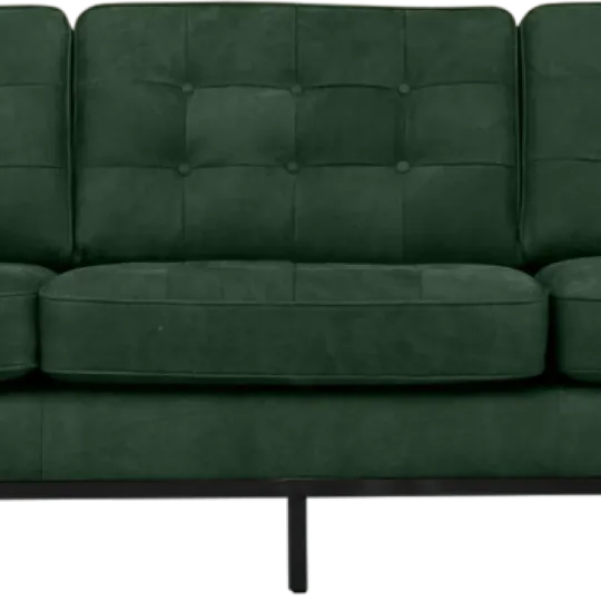 Italo Drie Zits Forest Green Velvet