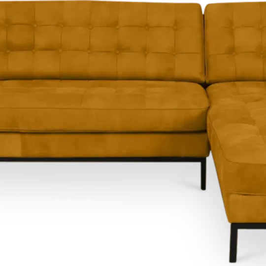 Italo Hoekbank Okergold Velvet (Hoek Links) Italo Hoekbank Okergold Velvet (Hoek Links)