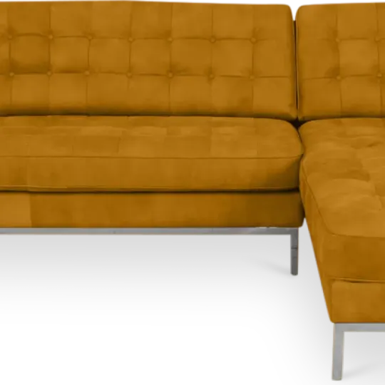 Italo Hoekbank Okergold Velvet (Hoek Links) Italo Hoekbank Okergold Velvet (Hoek Links)