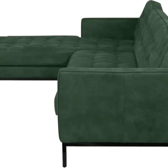 Italo Hoekbank Forest Green Velvet (Hoek Rechts)