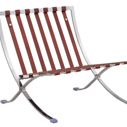 Paviljoen Chair Luxe Volleer Cognac/Bruin