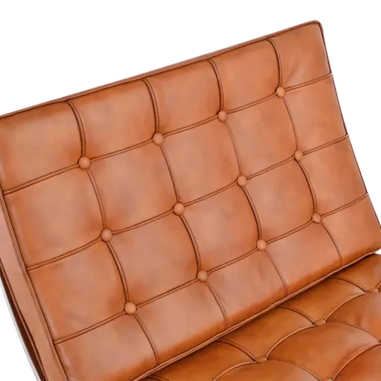 Paviljoen Chair Luxe Volleer Cognac/Bruin