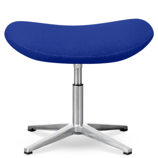 Flegg Ottoman / Hocker Blauw Kasjmier
