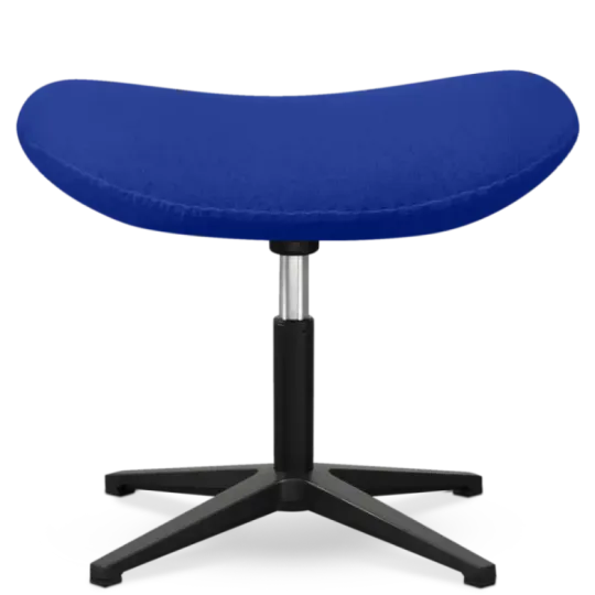 Flegg Ottoman / Hocker Blauw Kasjmier