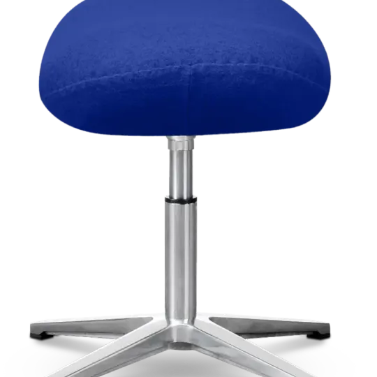 Flegg Ottoman / Hocker Blauw Kasjmier