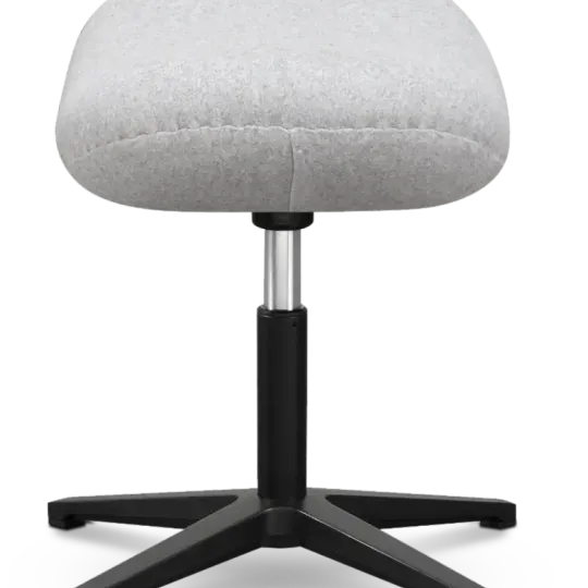 Flag Ottoman / Hocker Licht Grijs Kasjmier Flegg Ottoman / Hocker Licht Grijs Kasjmier