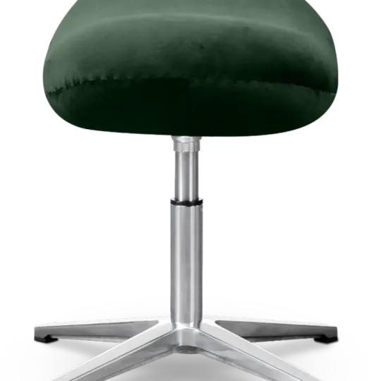 Flag Ottoman / Hocker Groen Velvet Flegg Ottoman / Hocker Forrest Green Velvet