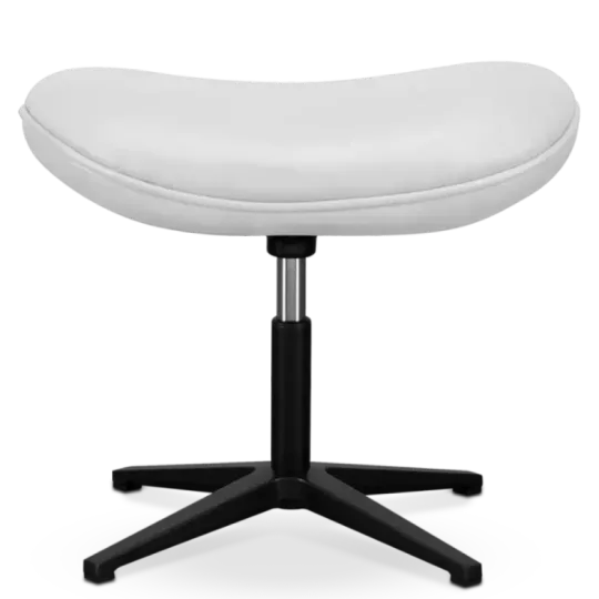 Flegg Ottoman / Hocker Wit Leer