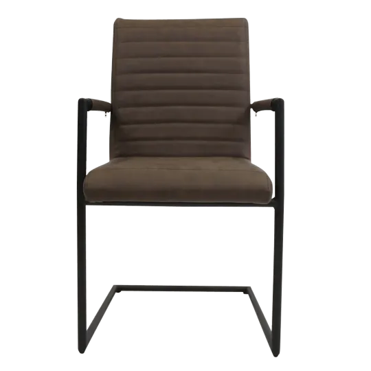 Industriële Eetkamerstoel Bars Vintage Taupe