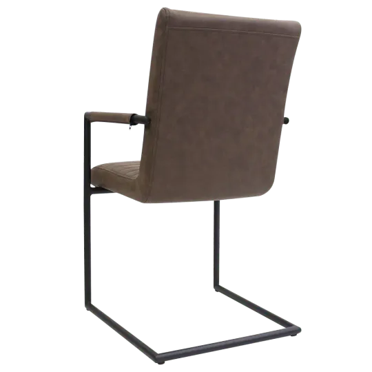 Industriële Eetkamerstoel Bars Vintage Taupe