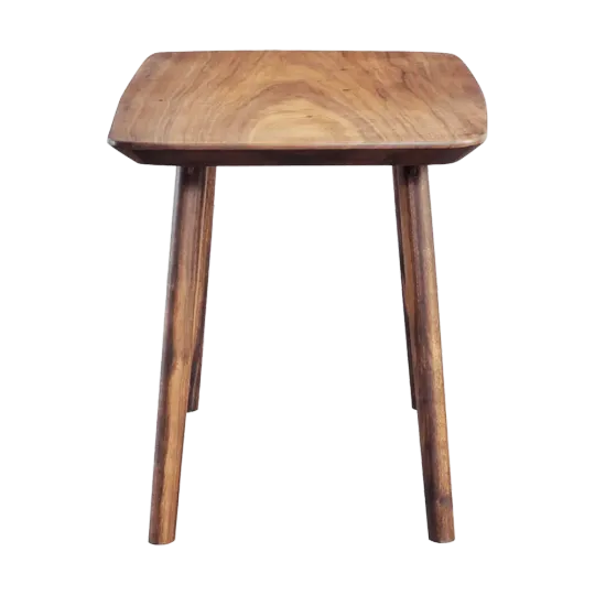 Cavel Deens Ovale Notenhouten Bureau | Scandolf