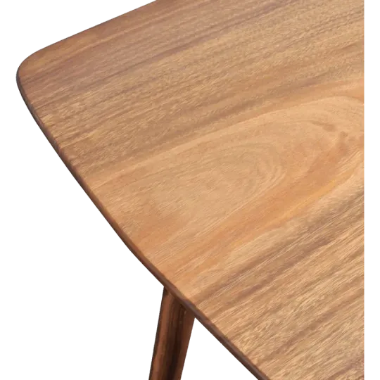 Cavel Deens Ovale Notenhouten Bureau | Scandolf