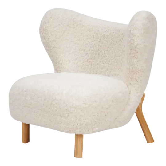 Little Kita Fauteuil Wit | Essen Pootjes (OUD MODEL) Little Kita Fauteuil Wit | Essen Pootjes (OUD MODEL)