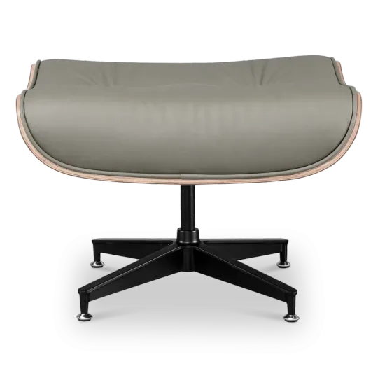Cavel Lounge Chair Ottoman / Hocker Olijf Groen Leer | Naturel Palissander Schaal Cavel Lounge Chair Ottoman / Hocker Olijf Groen Leer | Naturel Palissander Schaal